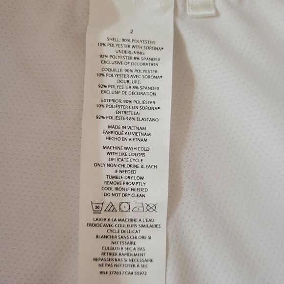 Callaway Women's Opti Dri™ White Golf Skort - Picture 12 of 13